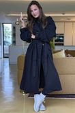 Mercer Soft Twill Trench Black /20 =